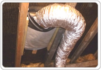 Ducting the new extract fan to the outside