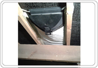 severe mould in a bedroom