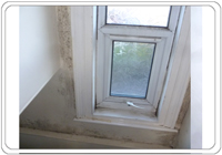 restricting ventilation encourages mould